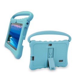 Tablet dětský s uchem 7" silikonové pouzdro 1G/16GB Android modrý(3)