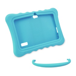 Tablet dětský s uchem 7" silikonové pouzdro 1G/16GB Android modrý(6)