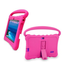 Tablet dětský s uchem 7" silikonové pouzdro 1G/16GB Android růžový(2)