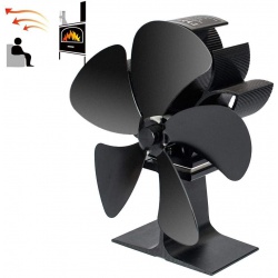 Ventilátor na kamna krby EKOVENT 65-300°C FLOWER 5