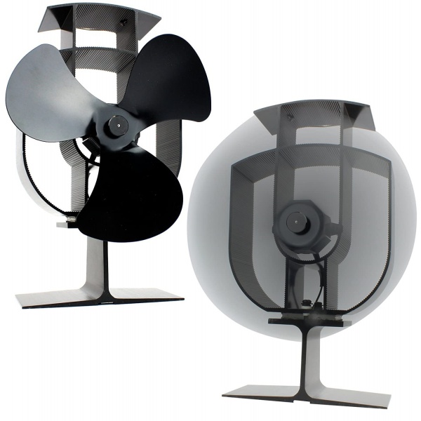 Ventilátor pro krby a kamna EKOVENT 60-300°C ERB 3 výkonný