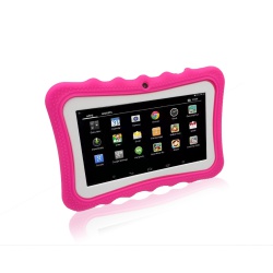 Tablet dětský Alík 7" silikonové pouzdro 1GB/16GB Android růžový(1)
