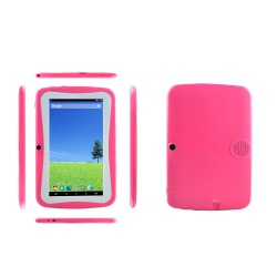Tablet dětský Alík 7" silikonové pouzdro 1GB/16GB Android růžový(3)