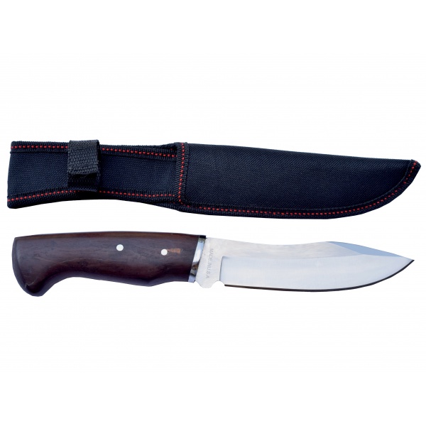 Lovecký nůž rosewood Grizzly s nylonovým pouzdrem (1)