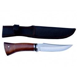 Lovecký nůž rosewood Black stripe 3 s nylonovým pouzdrem (1)