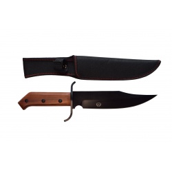 Lovecký nůž rosewood Black s nylonovým pouzdrem (1)