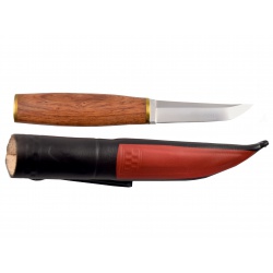 Lovecký nůž rosewood Thin s koženým pouzdrem (1)