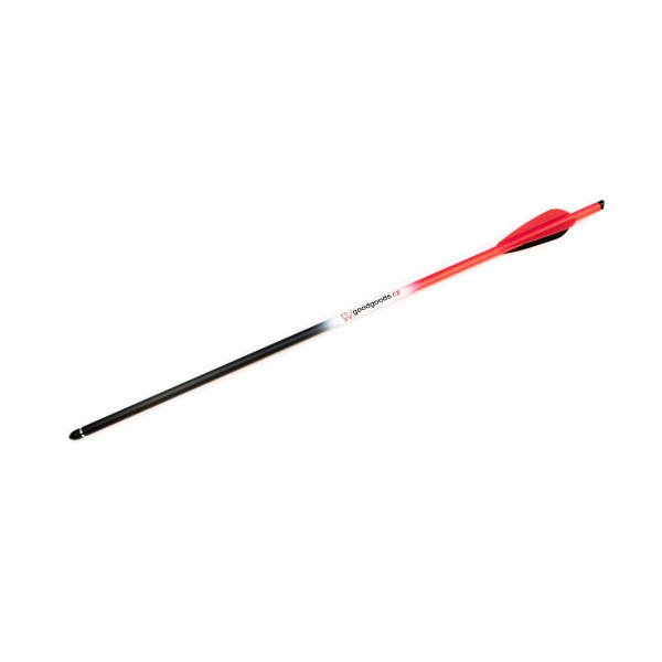 Šíp karbonový 20" do kuše s výměnným hrotem 9mm x 40,6cm červený Šíp karbonový 20" do kuše s výměnným hrotem 9mm x 40,6cm červený
