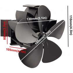 Ventilátor na kouřovod EKOVENT FLOWER 5 magnetický (6)