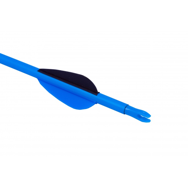 Goodgoods modrý karbonový šíp do luku 32" průměr 6 mm plastové letky