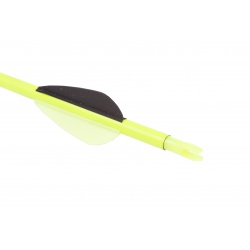 Goodgoods žlutý karbonový šíp do luku 28" průměr 6 mm plastové letky(2)