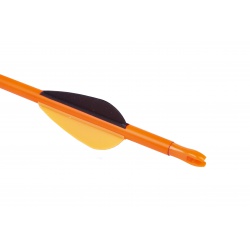 Goodgoods oranžový karbonový šíp do luku 30" průměr 6 mm plastové letky(2)