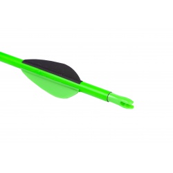 Goodgoods zelený karbonový šíp do luku 30" průměr 6 mm plastové letky(2)