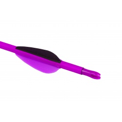 Goodgoods fialový karbonový šíp do luku 32" průměr 6 mm plastové letky(3)