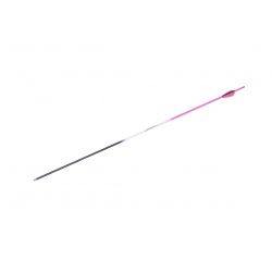 Goodgoods růžový karbonový šíp do luku 28" průměr 6 mm plastové letky(2)