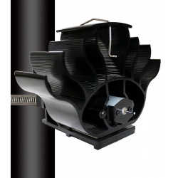 Ventilátor na kouřovod EKOVENT HEAT 5 magnetický extra výkonný