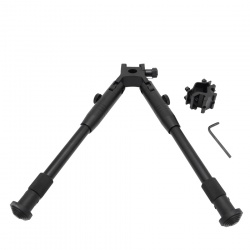 Sklopná střelecká dvojnožka Bipod teleskopická na RIS lištu nebo na hlaveň(3)