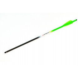 Šíp karbonový 18" do kuše s výměnným hrotem 9mm x 45,7cm zelený