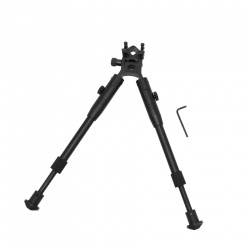 Sklopná střelecká dvojnožka Bipod teleskopická na RIS lištu nebo na hlaveň(4)