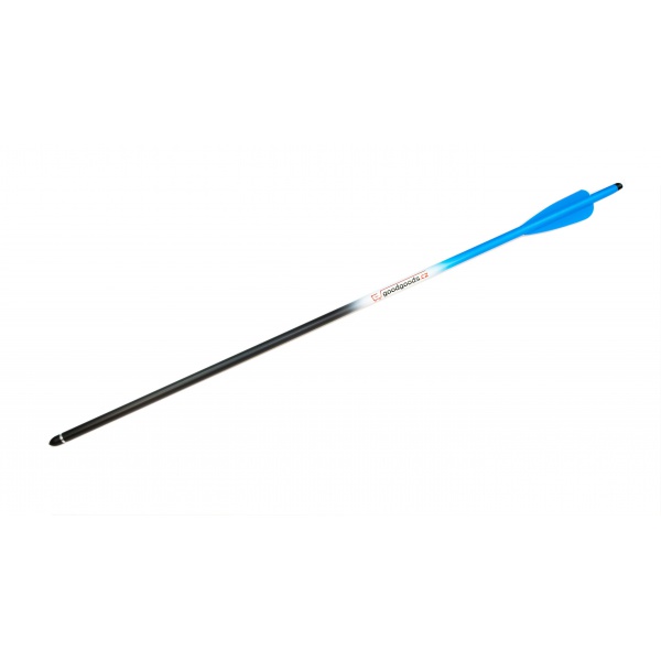 Šíp karbonový 16" do kuše s výměnným hrotem 9mm  x 40,6cm modrý