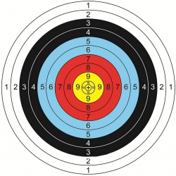 Luk FirstBow 28 lbs + 6 šípů a 1 terčovnice (8)