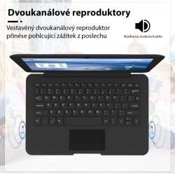 Netbook s Androidem Droid 10,1“ 4/128 GB zvuk(5)