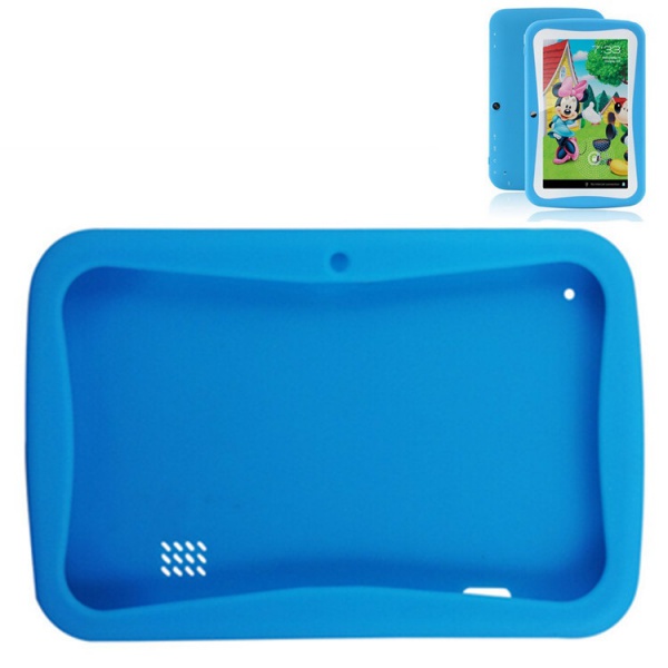 Silikonové pouzdro na dětský  7" tablet modré