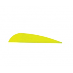 Plastová křidélka letka na šípy 3"/75mm neon žlutá