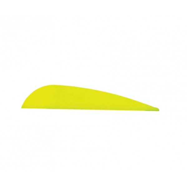 Plastová křidélka letka na šípy 3"/75mm neon žlutá