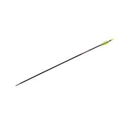 GoodGoods sklolaminátový šíp do luku 30" průměr  7 mm plastové letky žlutá bílá(2)