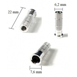 Hliníkový insert do šípu ID 6,2 mm (5)