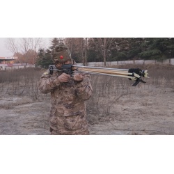 Dlouhý profesionální prak s pažbou King Kong 59 lbs (12)