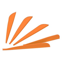 Plastová křidélka letka na šípy 3"/75mm neon oranžová