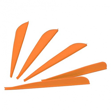Plastová křidélka letka na šípy 3"/75mm neon oranžová