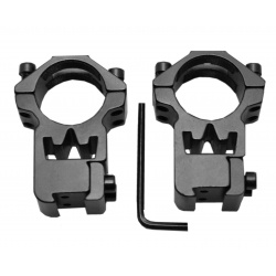 Montáž puškohledu vysoká 11mm/25,4mm (2)