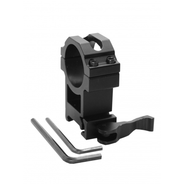 Montáž puškohledu 22mm/30mm rychloupínací vysoká 
