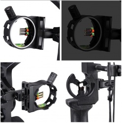 Nastavitelný kladkový luk Dreamer Black 20-70 lbs s kompletním příslušenstvím 30"(3)