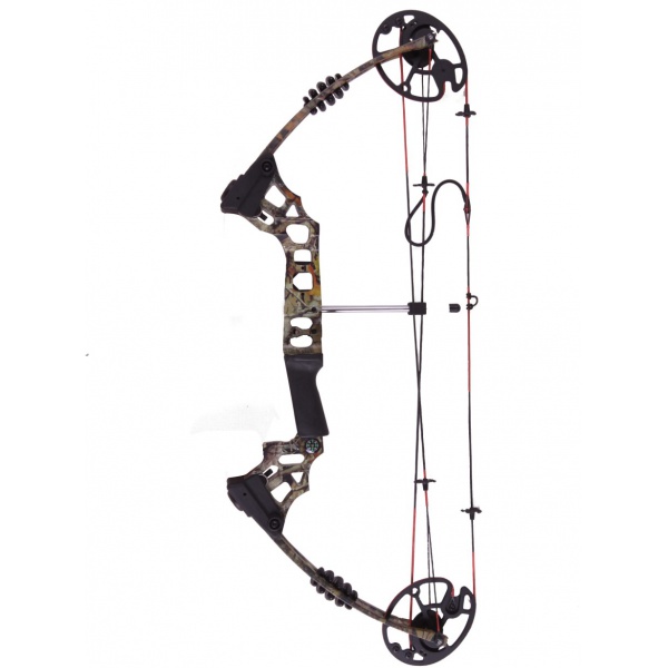 Nastavitelný kladkový luk Dreamer Camo 20-70 lbs s kompletním příslušenstvím 30"