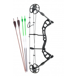 Nastavitelný kladkový luk Wings Black 1-70 lbs set