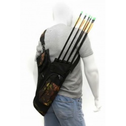 Lukostřelecký trubkový toulec na šípy camo (6)