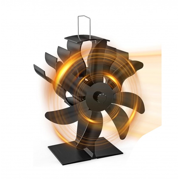 Ventilátor na kamna krby EKOVENT HeatFlow 7 extra výkonný