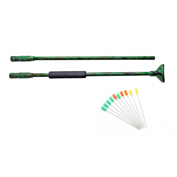 Foukačka 34" 88cm camo + 10 šipek