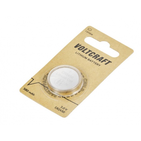 Lithiová knoflíková baterie CR2450 - 3V 580mAh