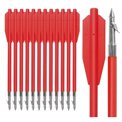 Šipky harpuna do kuše 6 mm x 18 cm 12 ks 6,8" (3)