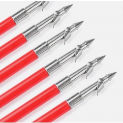 Šipky harpuna do kuše 6 mm x 18 cm 12 ks 6,8" (4)