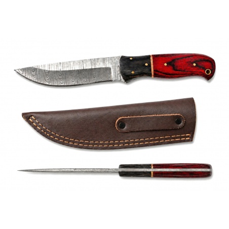 Ručně vyráběný nůž z damaškové oceli 80056