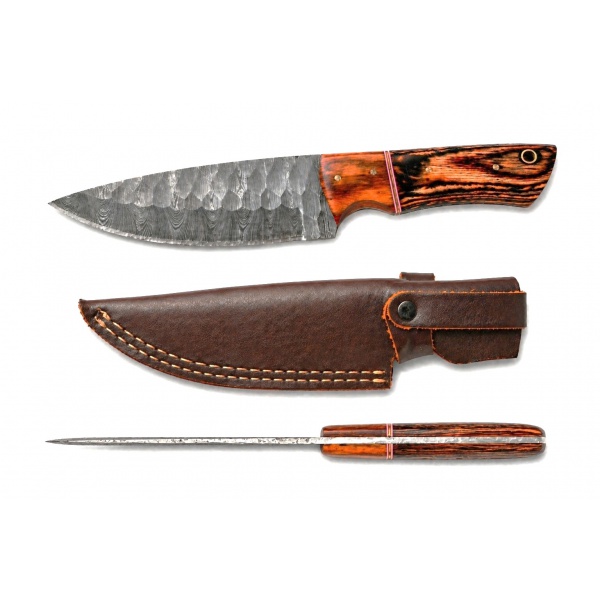 Ručně vyráběný nůž z damaškové oceli 80054