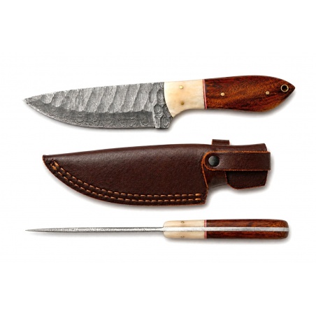 Ručně vyráběný nůž z damaškové oceli 80060