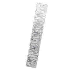 Nerezový damaškový polotovar Billet – Ovály 80096