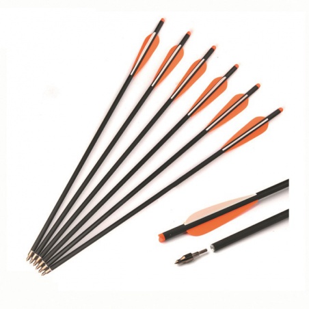 Šíp karbonový 22" do kuše s výměnným hrotem 9mm x 56cm